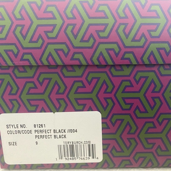 Tory Burch Black Flatform Flip Flop NWT - Picture 9 of 12